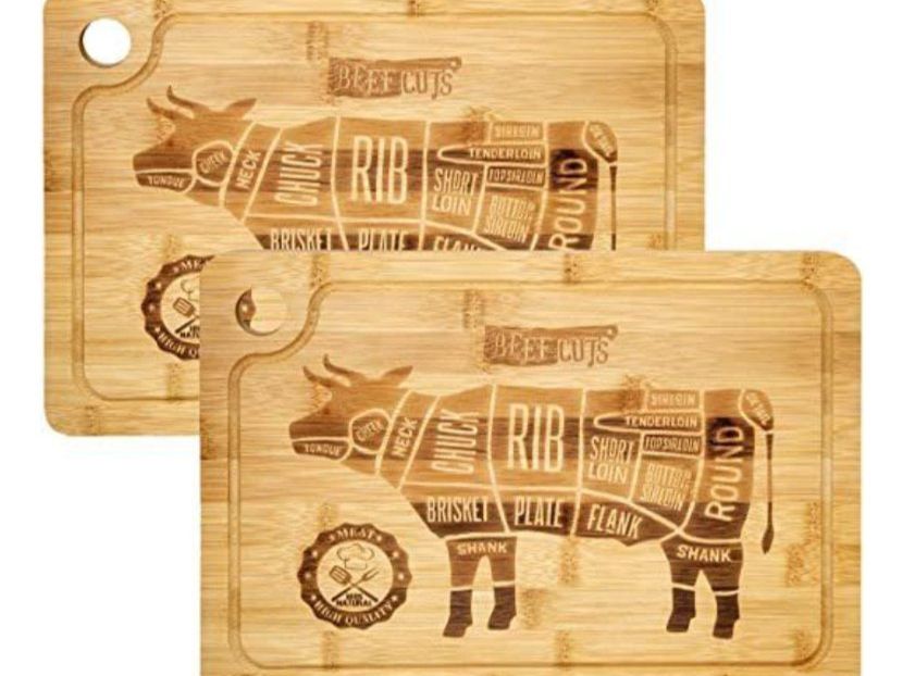 Holzartikel: 2 Bretter aus Bambusholz Küche – Neu und originalverpackt aus Hildisrieden von carmenst85