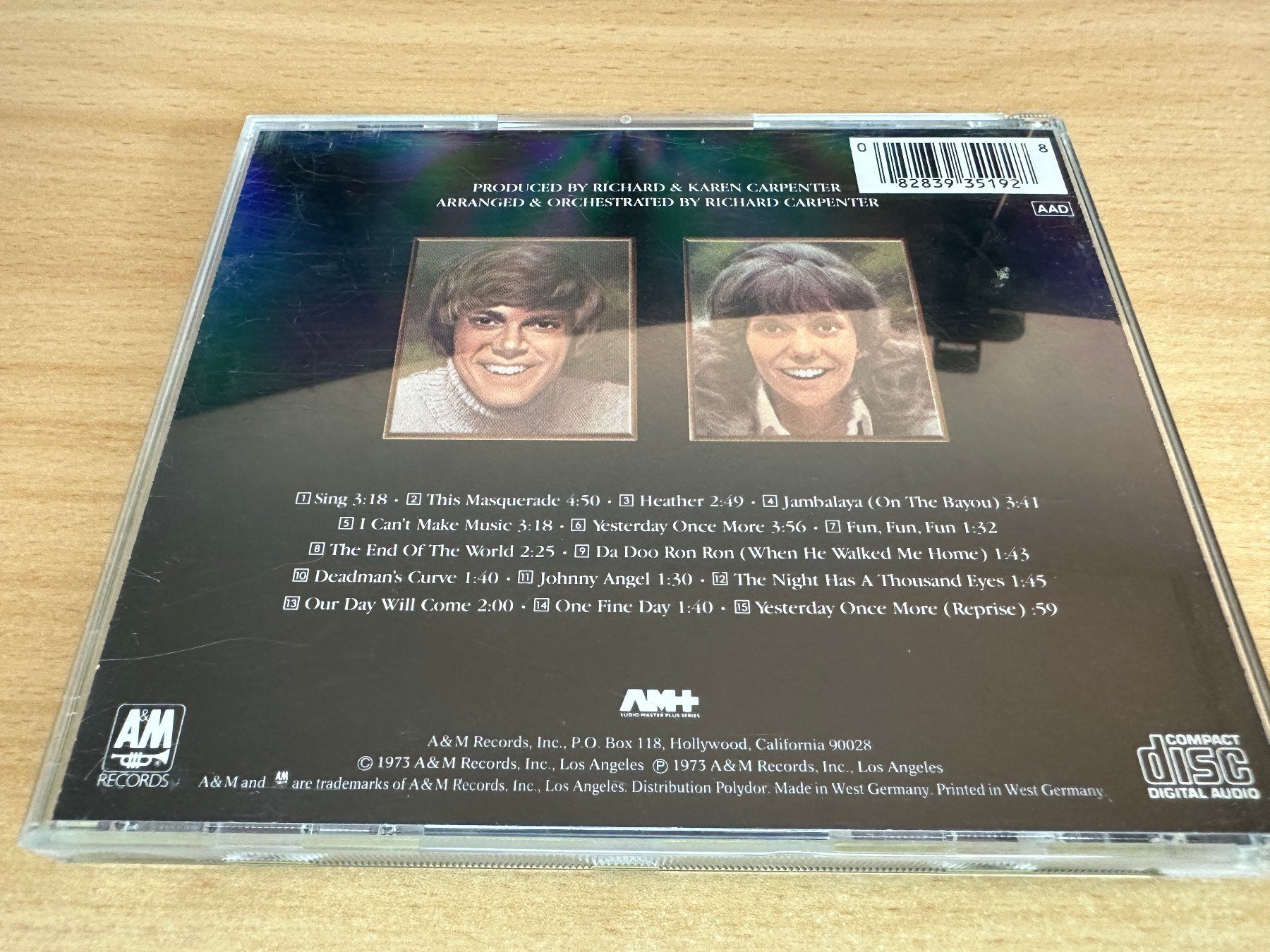 CDs: Carpenters – Now & Then – Gebraucht aus Rikon im Tösstal von Alpenmutz 1