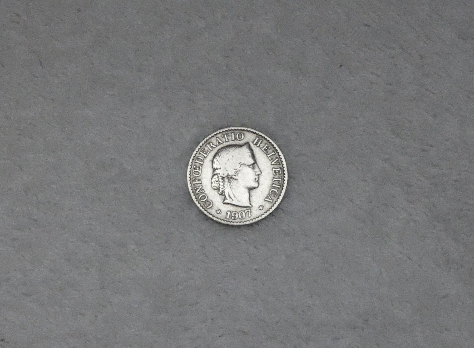Tutti le monete: 5 centimes/Rappen 1907 – Usato da Nyon venduto da Ilmi09