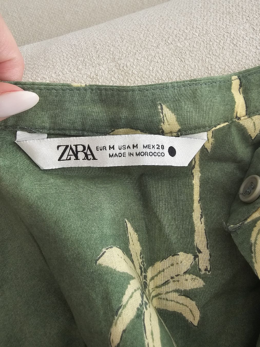 Zara Vestiti: Zara Maxikleid mit Palmenmuster, Grösse M, Hemdkleid – Usato da Aesch ZH venduto da _tigerlily_ 4