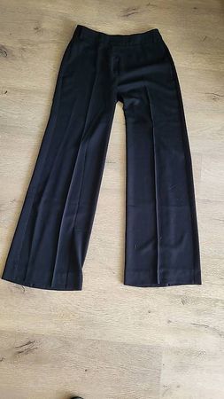 Pantalon fluide Mango noir coupe droite taille 38