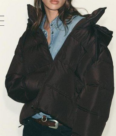 Zara wasserdichte Winterjacke /  veste d'hiver imperméable S