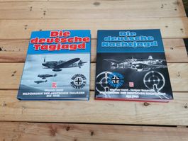 2 Bücher Flugzeuge Aviatik Jagdflieger Luftwaffe Weltkrieg