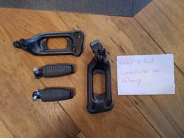 Harley Davidson V-Rod Soziustasten inkl. Halterung
