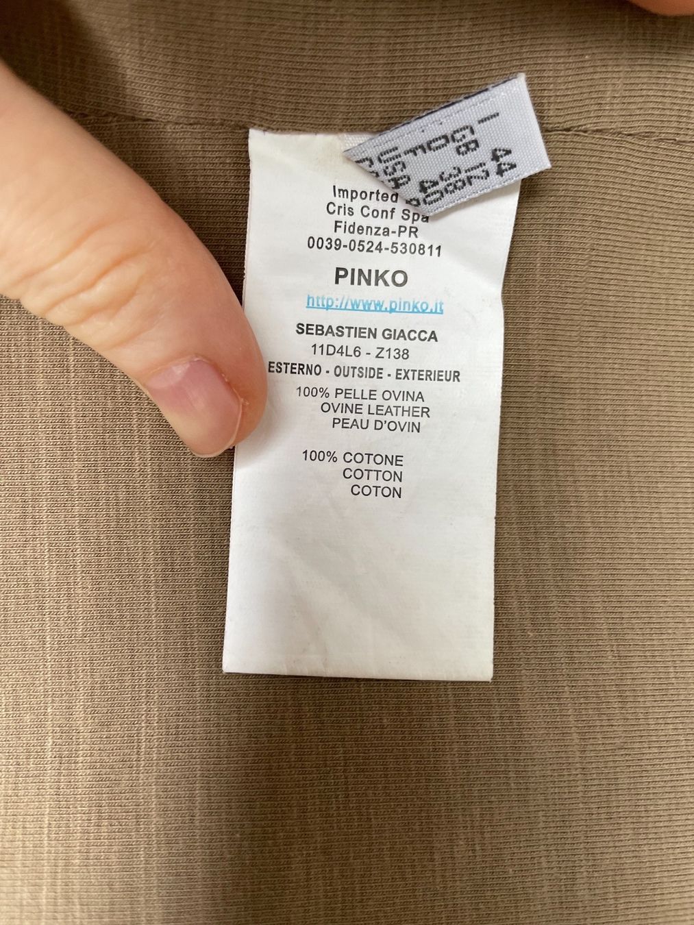 Pinko Giacche: 100% original PINKO leather blazer – Usato da Zug venduto da dim_np7l 3