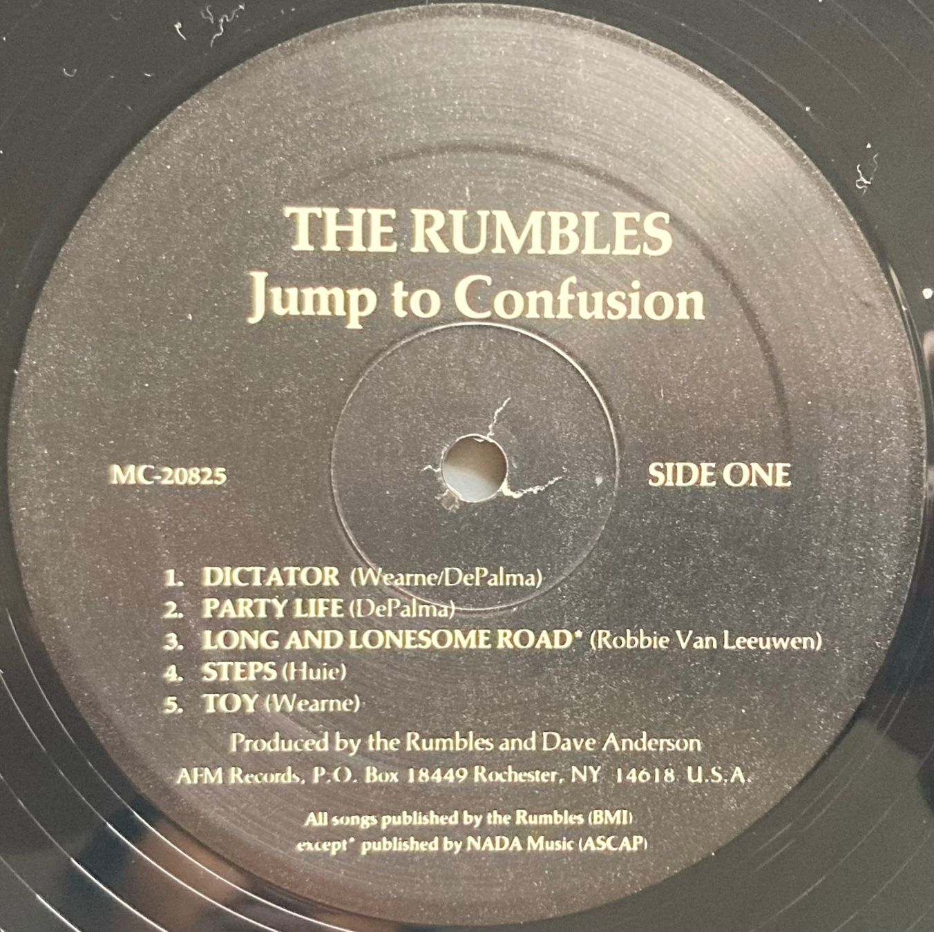 Schallplatten: THE RUMBLES - JUMP TO CONFUSION – Gebraucht aus Poliez-Pittet von Newtown-Records 2