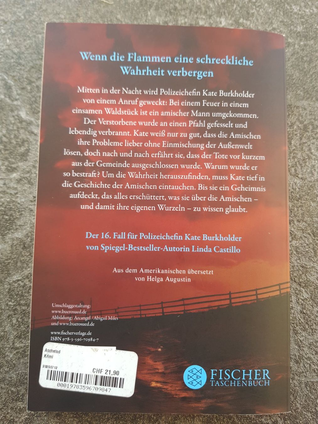 Bücher: ASCHETOD / Linda Castillo / Thriller – Gebraucht aus Dietikon von marconi07 1
