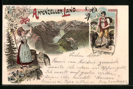 Litho Appenzeller Land, Appenzeller in T