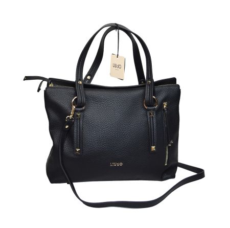 LIU JO -Tasche-Laptoptasche Schultertasche-schwarz/40x29x14