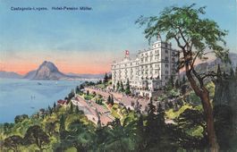 Castagnola Lugano hotel pension Muller