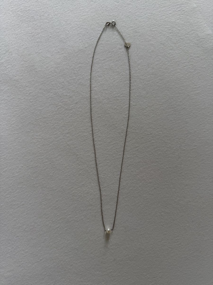 Catenine: Necklace 925 Silver with Pearl – Nuovo (secondo la descrizione) da Uster venduto da Monika_OB 1