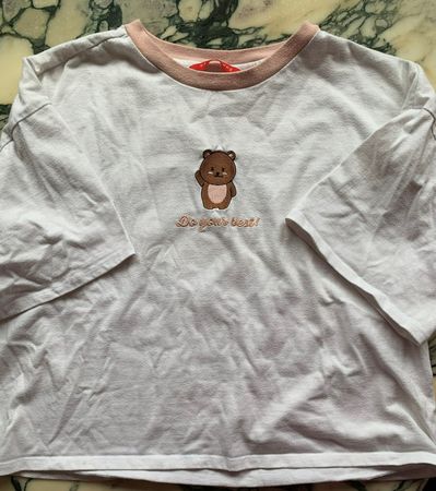 Gebrauchtes Tee Shirt Pulli 140 146 cm Bär Do your best
