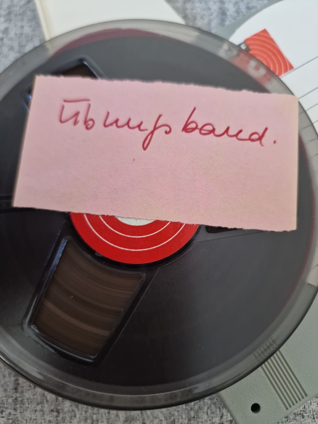 Basf Apparecchi a nastro: Bobine BASF 13 cm bande son avec étiquette écrite – Usato da La Chaux-de-Fonds venduto da Ric_m628 2