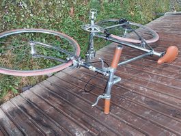 Nostalgisches Rennvelo-City bike in Chrom Neuwertig!