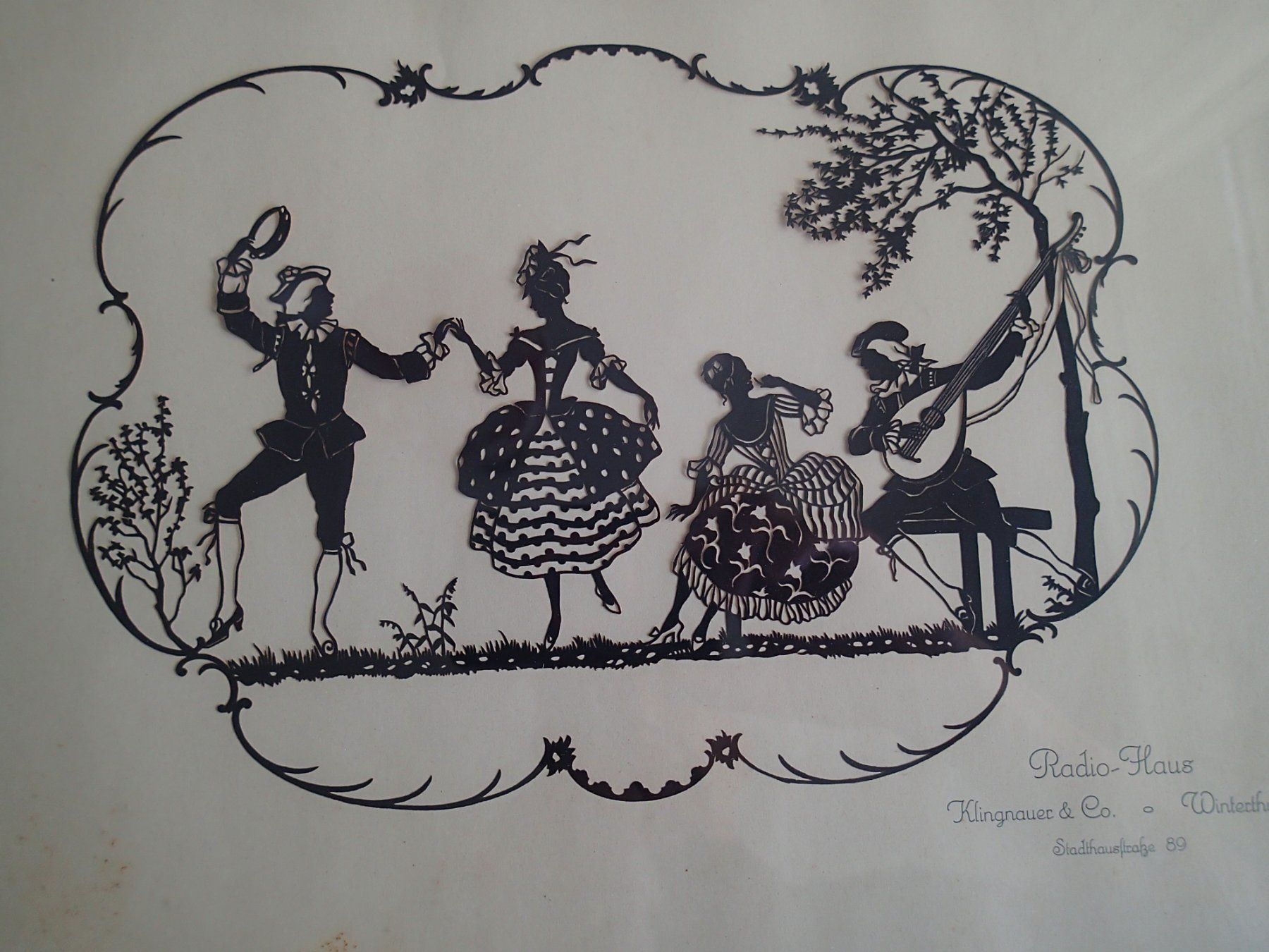 Arts picturaux & lithographies: Scherenschnitt – D'occasion à Allschwil par Salus17