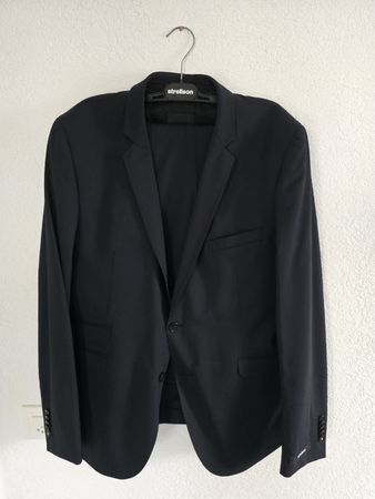 Strellson Anzug, Gr. 50/52, marineblau