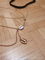 Goldkette, Muscheln, Oberschenkelkette, Festival, Party