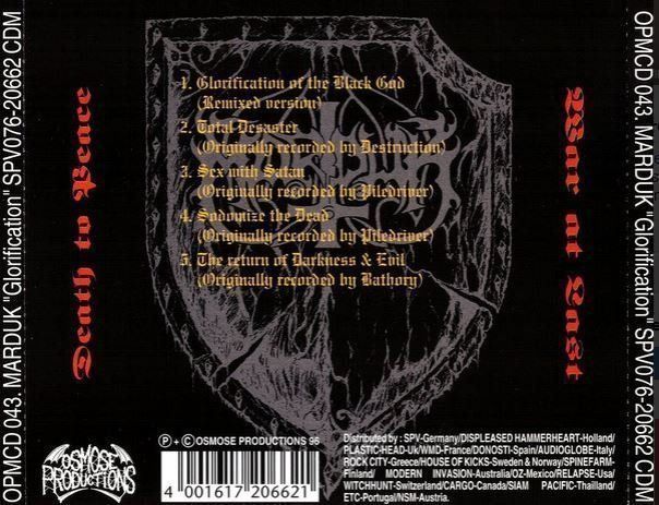 CD: Marduk - Glo... – Usato da St-Cergue venduto da VeganWarrior 1