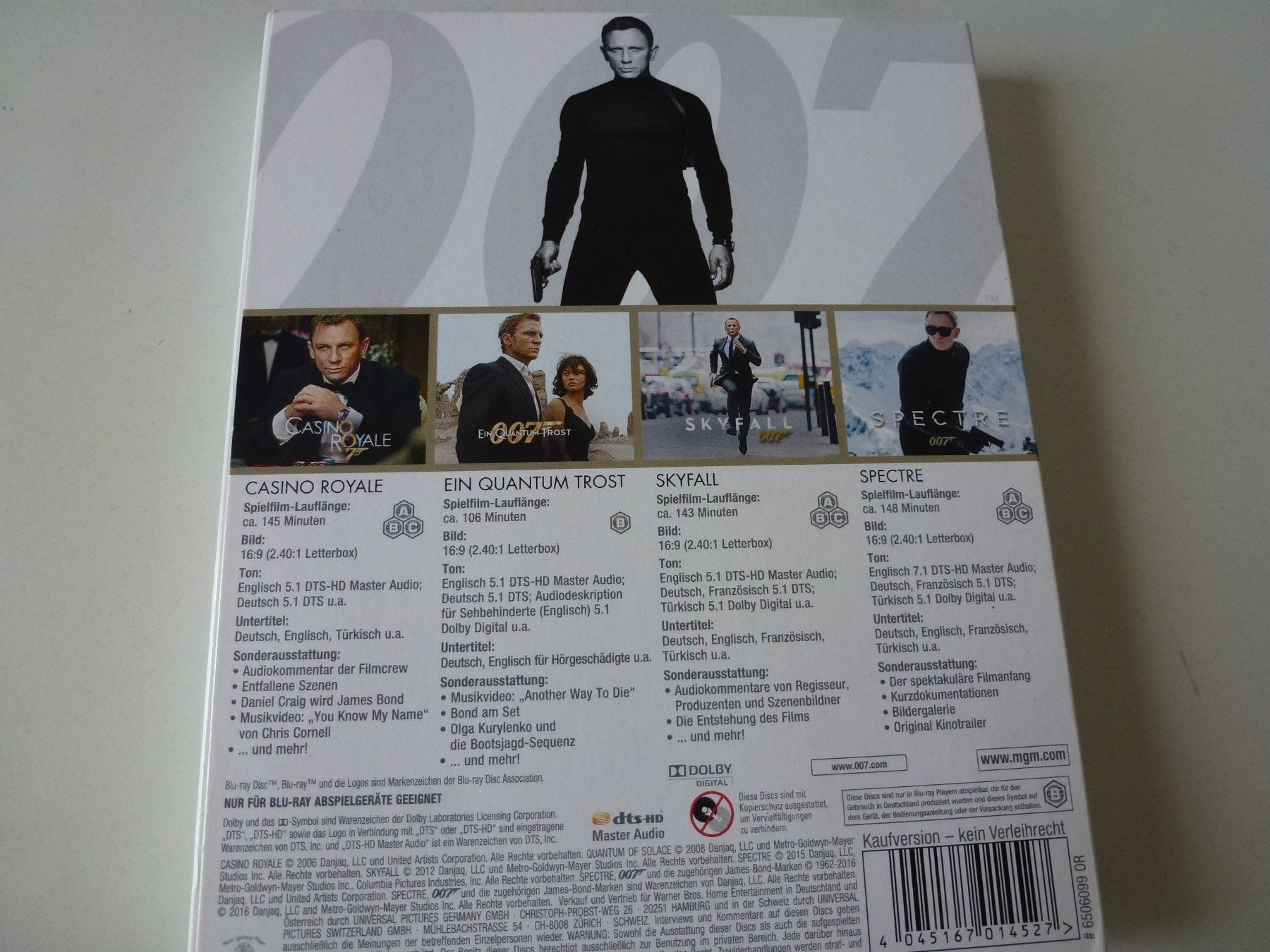 Tous les DVDs: James Bond - Daniel Craig Collection (4 Blu-Rays) – Neuf (Voir description) à Bern par Frebo 1