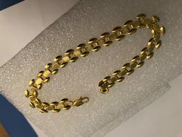 Modeschmuck, goldfarbenes Armband, Vintage Style, NEU