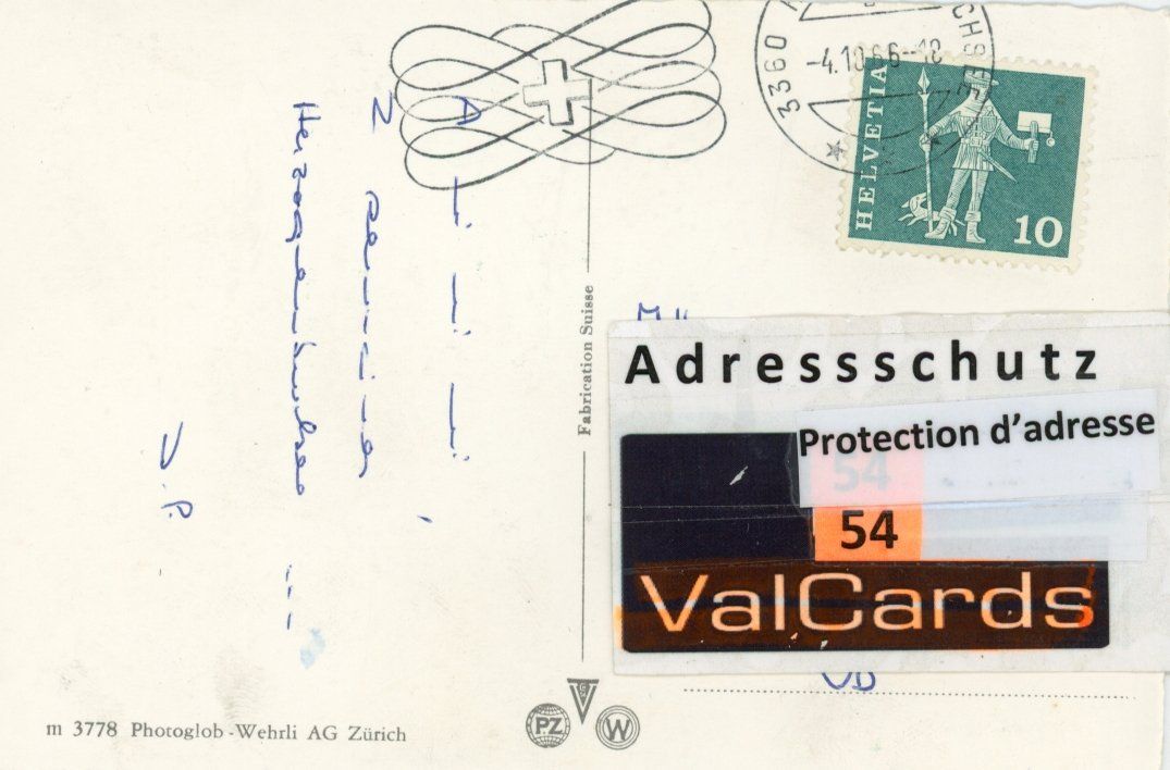 Cartoline postali: Herzogenbuchsee  BE       um 1966 – Usato da Brig venduto da Valcards54 1