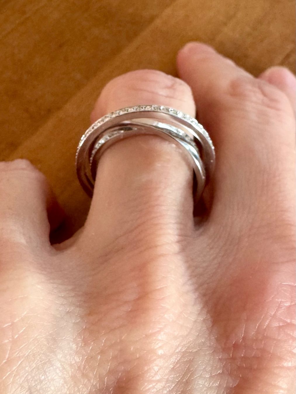 Ringe: Designer Silber Ring mit Zirkonia Grösse 50/51 – Neu (gemäss Beschreibung) aus Schüpbach von 2ndHandRose
