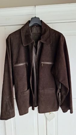 Herren Wild Lederjacke, Grösse USA 54, Top Zustand