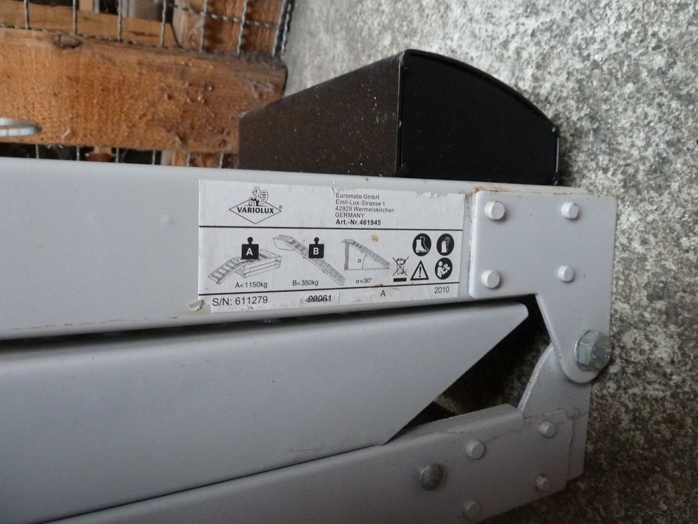 2 Variolux Auffahrrampen (Gebraucht) in Kölliken für CHF 145 – nur ...