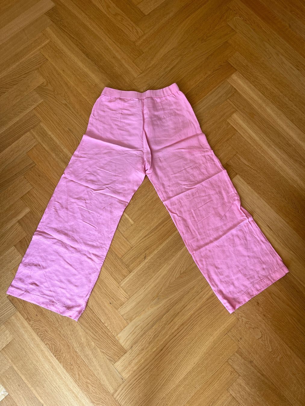 Pantaloni: Rosa Leinenhose Damen Gr. 38 – Usato da Zürich venduto da bretxo 1