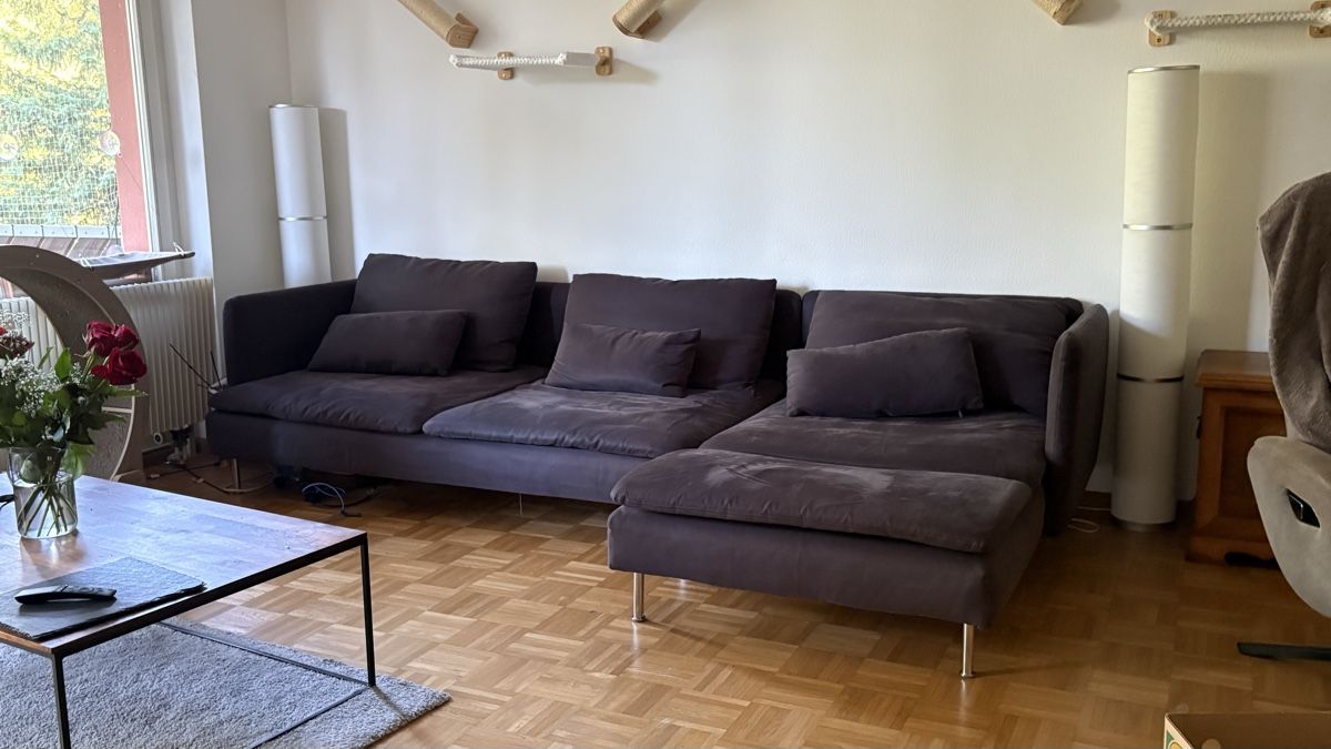Ikea Sofas: Sofa IKEA Soderhamn, dunkelgrau gute Zustand – D'occasion à Muttenz par 777338666