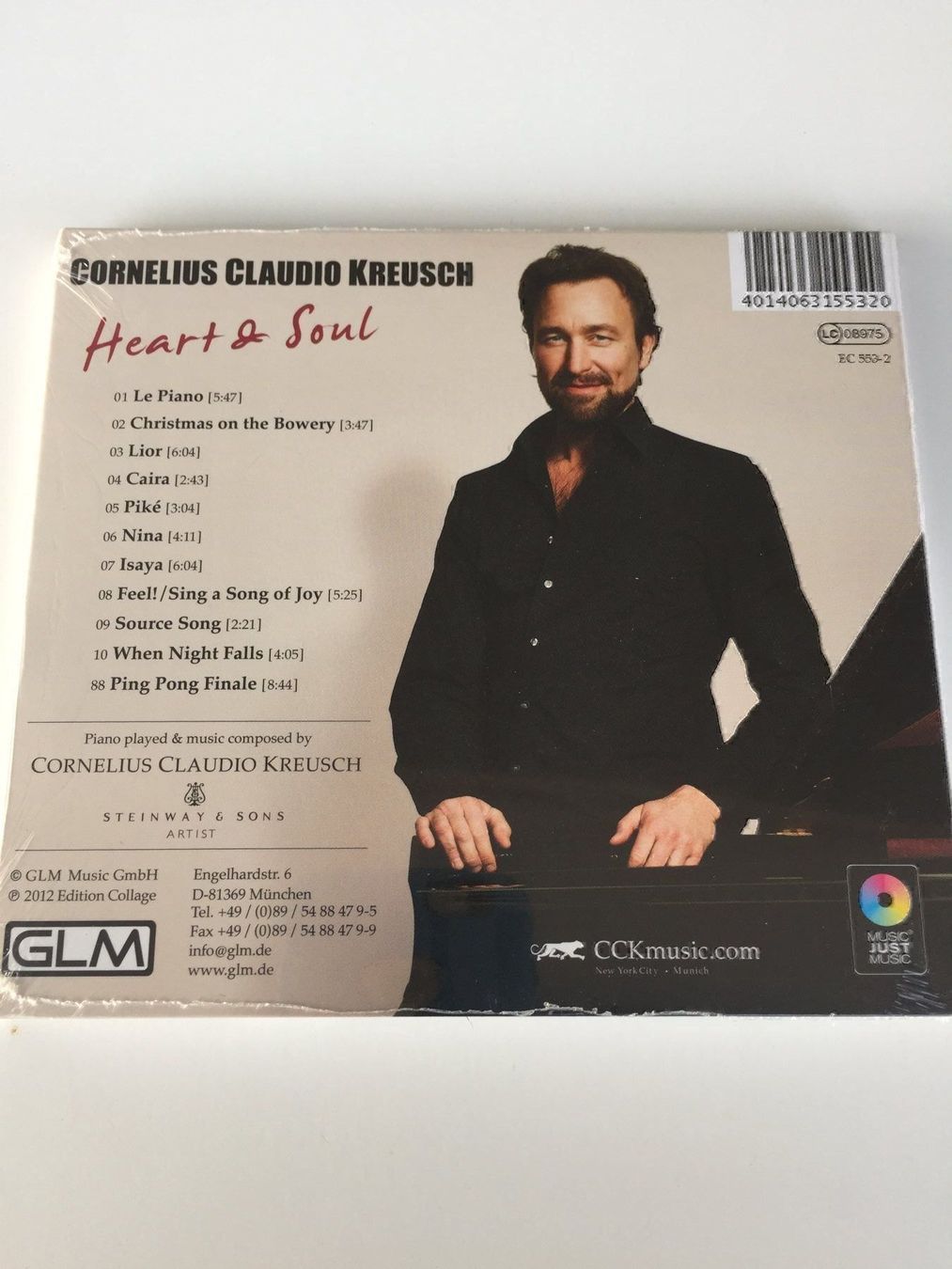 CD: Cornelius Claudio Kreusch - Heart & Soul – Nuovo e nell'imballaggio originale da Rüti ZH venduto da alumedien 1