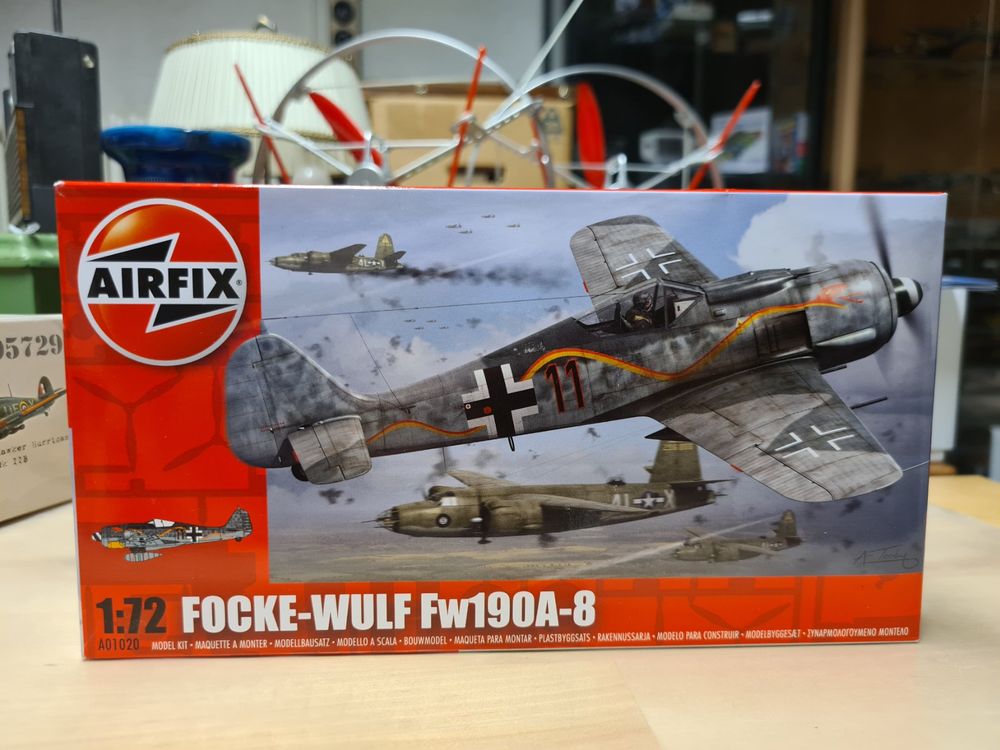 Kit Maquette Avion Focke Wulf Fw190D - Échelle 1/72 - Airfix A50082 - Neuf