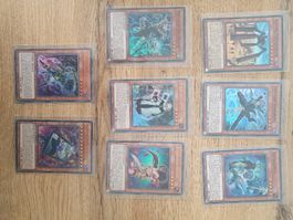 Yu-Gi-Oh! 4x Ultra 4x Super Rare Karten – neuwertig