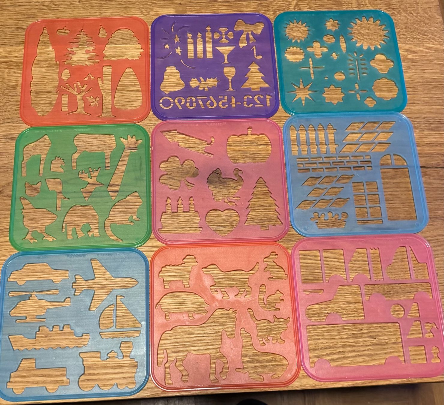 Tupperware Schablonen: Tupperware Zeichnungs Schablonen Set – Gebraucht aus Herzogenbuchsee von zukerka