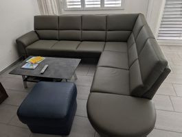 Ecksofa / Ledersofa neuwertig