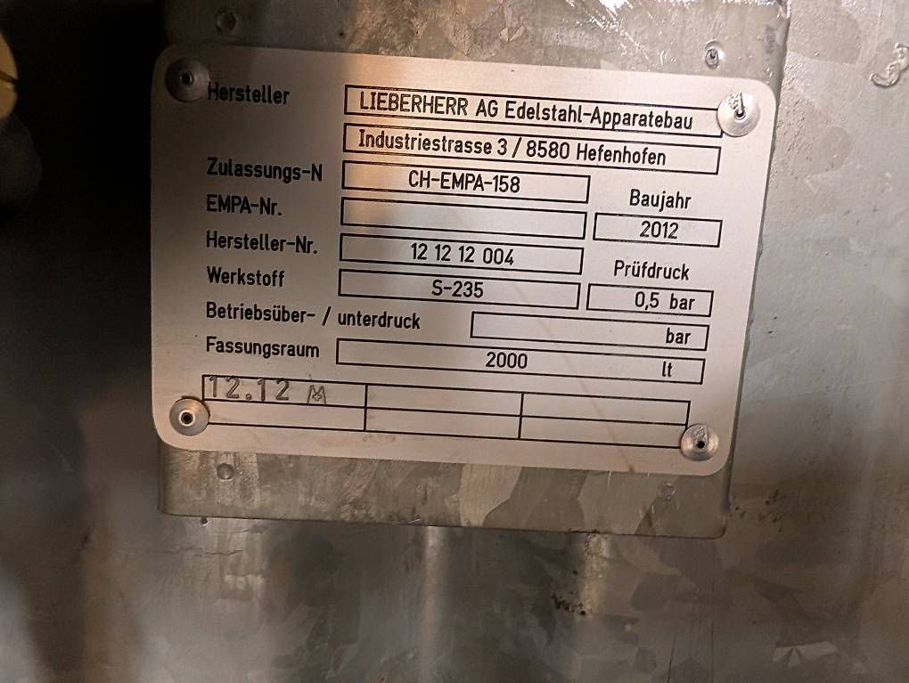 Sonstiges Fahrzeugzubehör: Dieseltankstelle 2000L mit Handhebelpumpe – Gebraucht aus Hefenhofen von LieberherrAG 3