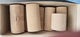 Elastische Binden, braun,  7 à 10 cm x 5 m, 1 à 6 cm x 5 m