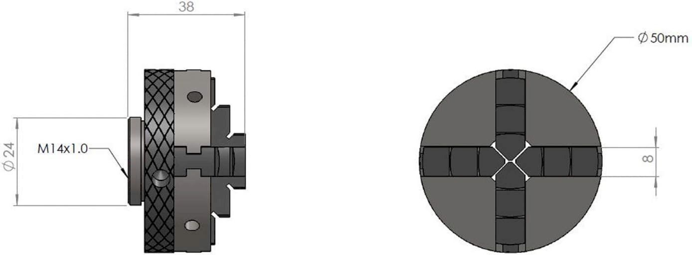 Tours & fraiseuses: Mini Vierbackenfutter 50 mm – Neuf avec emballage d'origine à Bottighofen par zaap 1