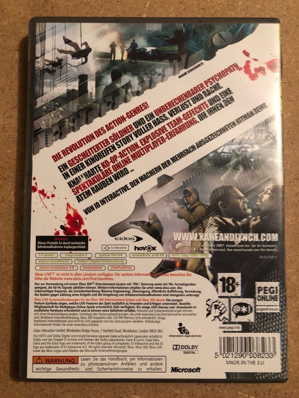 Spiele: Kane & Lynch Dead Man Xbox 360 – Gebraucht aus Kestenholz von Mad18 1