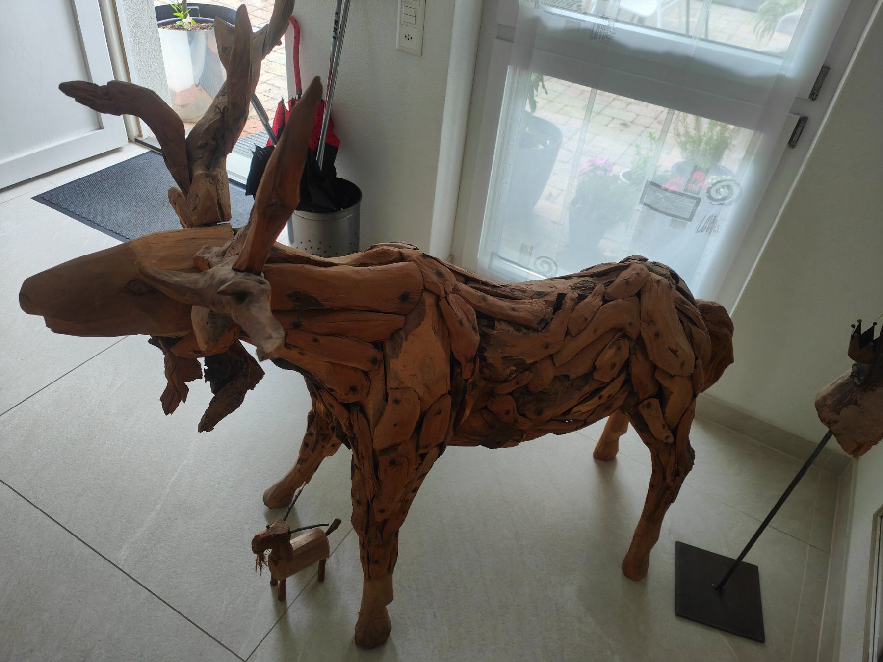 Statuette: Deko Hirsch aus Schwemmholz – Usato da Niederrohrdorf venduto da Tizianob 3