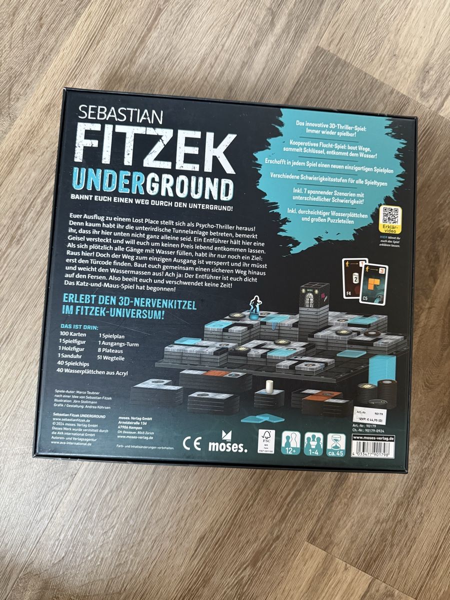 Giochi: Sebastian Fitzek - Underground – Usato da Elgg venduto da smh_cs67 1