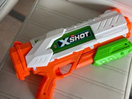 Spielzeugpistole Zuru X-Shot orange weiss guter Zustand