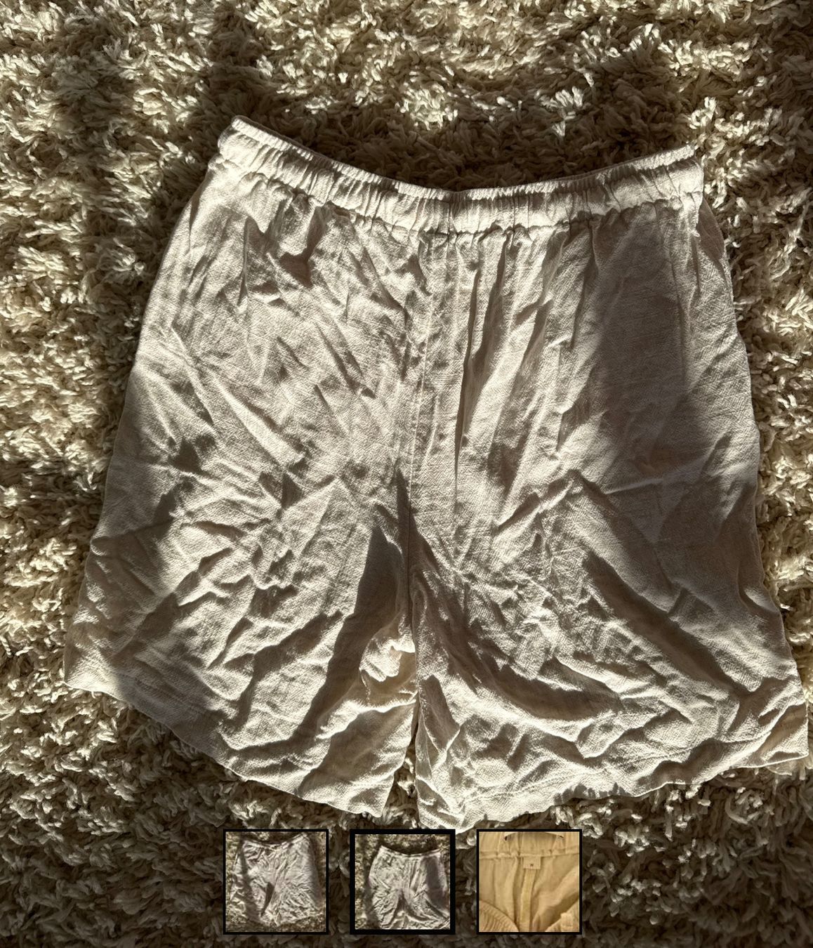 Only Pantaloni: Beige Leinen Shorts – Nuovo (secondo la descrizione) da Bern venduto da 1Gigi1 1