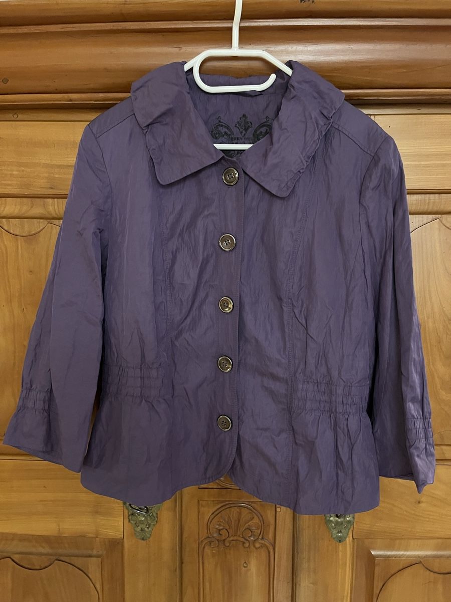 Gerry Weber Jacken: Gerry Weber Übergangsjacke, Gr. 40, Lila – Gebraucht aus Wolfhausen von Sel86i