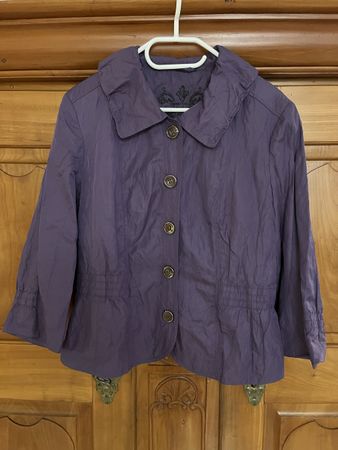 Gerry Weber Übergangsjacke, Gr. 40, Lila