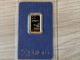 5 g Goldbarren – Feingold 999.9