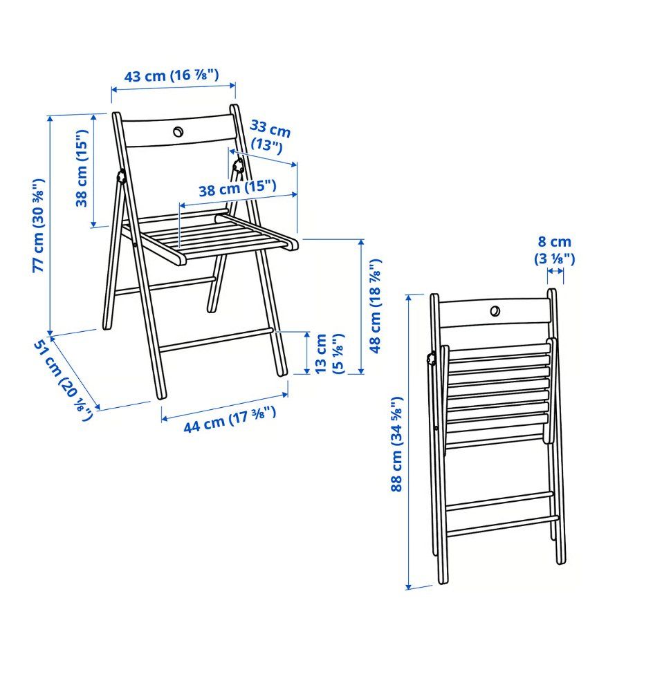 Ikea Chaises: Klappstühle IKEA – D'occasion à Zürich par Fiorella_Pomodoro 7