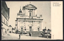 Solothurn, St. Ursuskirche mit Baselthor