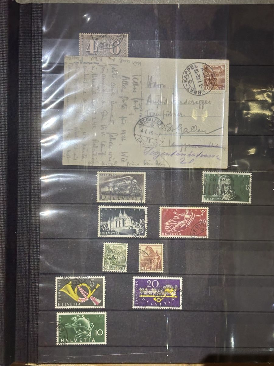 Album: Schweizer Briefmarken Sammlung, Album inklusive Zumstein – Usato da Dietikon venduto da PokemonSwissSpotify 4