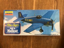 Lindberg F6F-5 Hellcat, 1:48, Blue Angels, Modellbausatz